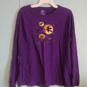 Halloween womans long sleeve top  size 2xl
